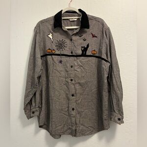 Victoria Jones houndstooth Halloween Shirt